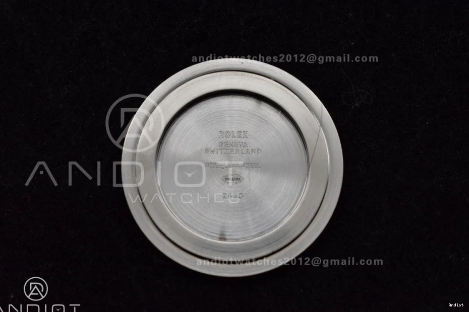 A23J ZF Strap (Gain Black on Best Sky-Dweller SS 336239 Edition Dial Weight) Oysterflex 1:1 0404